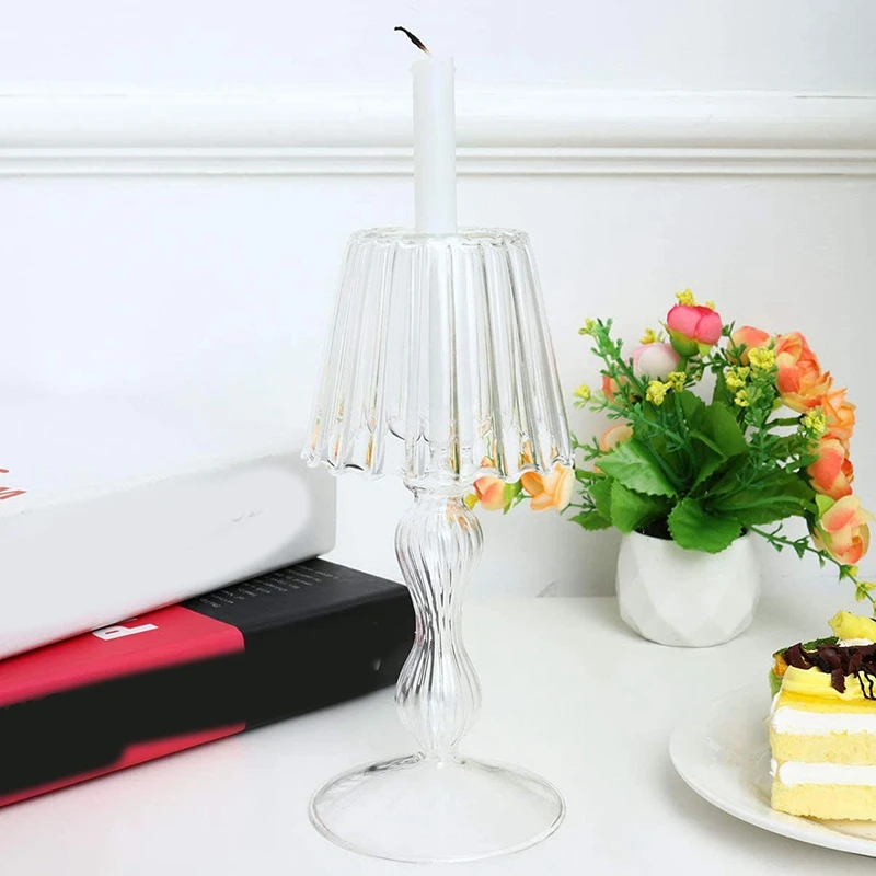 ABSF настольная лампа стеклянный подсвечник украшения для дома чайная