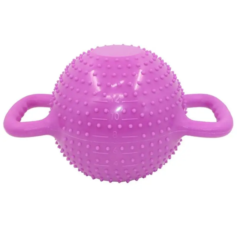 Purple 06 6 кг Йога инъекции чайник колокольчик двойная ручка для женщин Пилатес массаж гантели, Спорт Фитнес танкер портативный горшок Приседания - Цвет: Purple 06