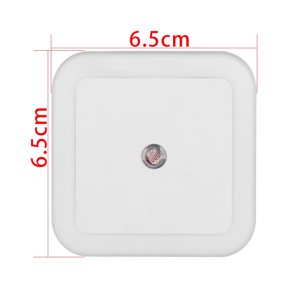 1 шт. 110 В 220 в светодиодный Ночной светильник вилка стандарта ЕС США