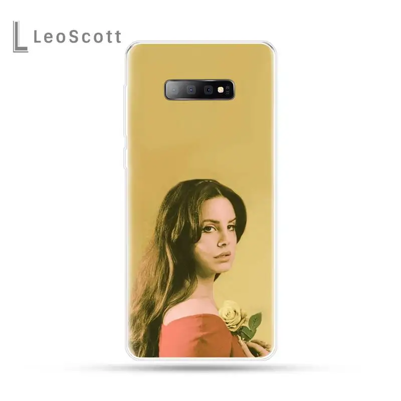 

American Lana Del Rey singer actor Phone Case For Samsung Galaxy S5 S7 S8 S9 S10 S10e S20 edge plus lite