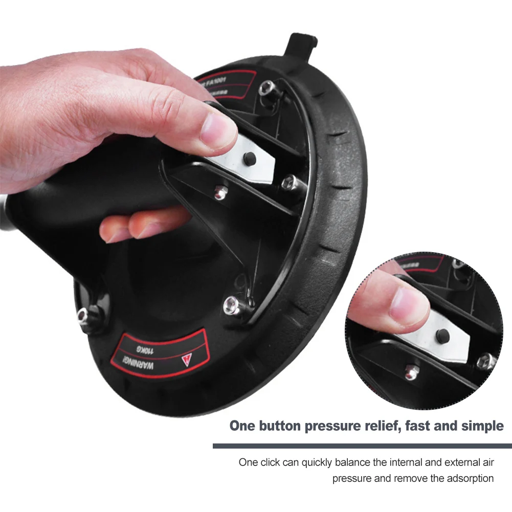 

8inch Non Slip Professional Labor Saving Ergonomic Vacuum Suction Cup Heavy Duty Granite Strong Ceramic Tile Glass Lifter