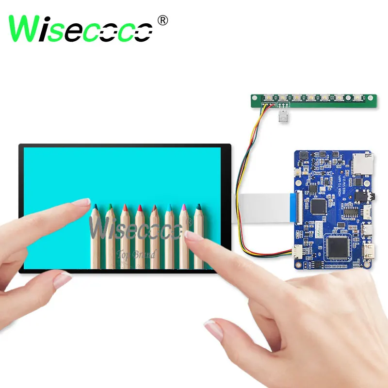 Ландшафтный режим 7 дюймов 1200*1900 сенсорная панель с HDMI type c mipi плата драйвера для