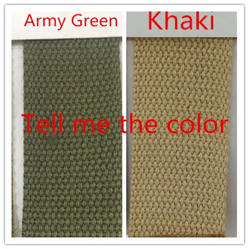 Tell me the color 5 метров 32 мм ширина парусиновая лента Полиэфирная хлопчатобумажная тканая лента ремень швейная сумка ремень аксессуары для наружного рюкзака Сумка Запчасти - Цвет: Tell me the color