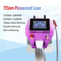 high qulaity beauty machine nd yag laser755 1320 1064 532nm picosecond laser tattoo removal machine face skin care tools