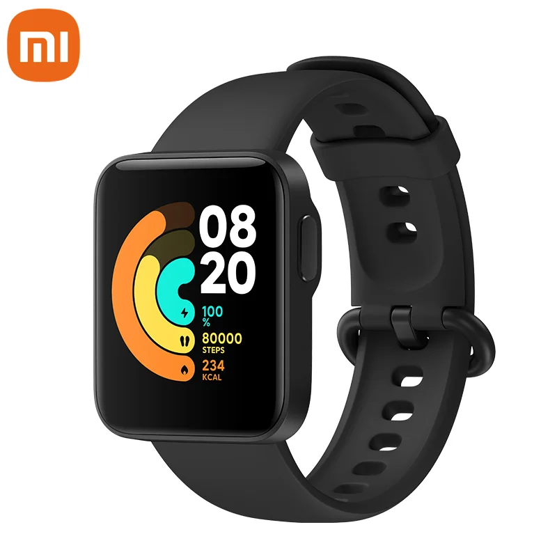  Xiaomi Mi Watch Lite Bluetooth Smart Watch GPS 5ATM Waterproof SmartWatch Fitness Heart Rate Monitor mi band Global Version 