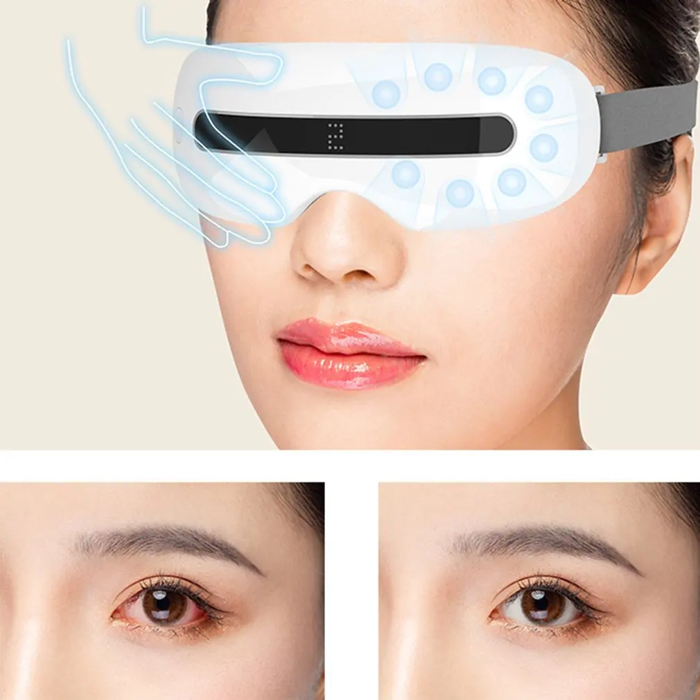 Умный массажер для глаз 3D электрический беспроводной инструмент ухода за