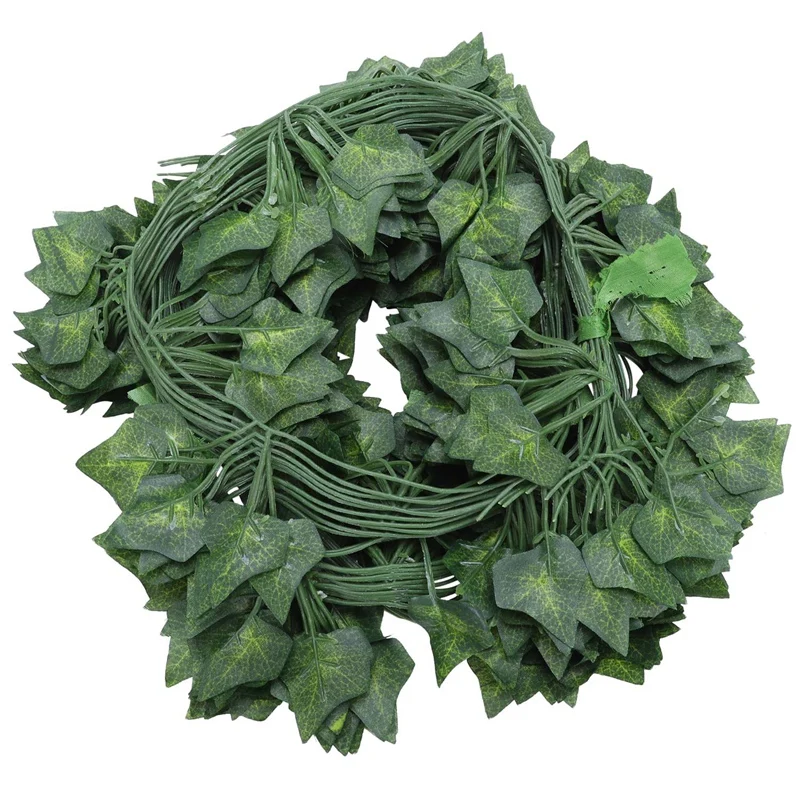 

12 x artificial plants of vine false flowers ivy hanging garland for the wedding party Home Bar Garden Wall decoration Outdoor I