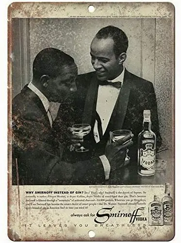 

Lplpol Smirnoff Vodka Vintage Liquor Ad Vintage Metal Tin Signs Beer 8" x 12"