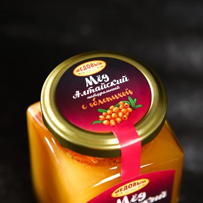 Мёд алтайский с облепихой 330 г 7437687 | Продукты