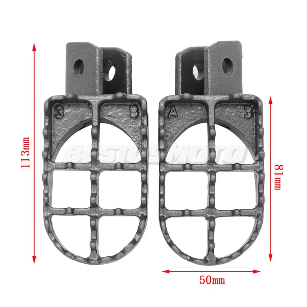 Мотоциклетные чугунные подножки для мотокросса Yamaha PW 50 80 PW50 PW80 TTR 90 TTR90 TW 200