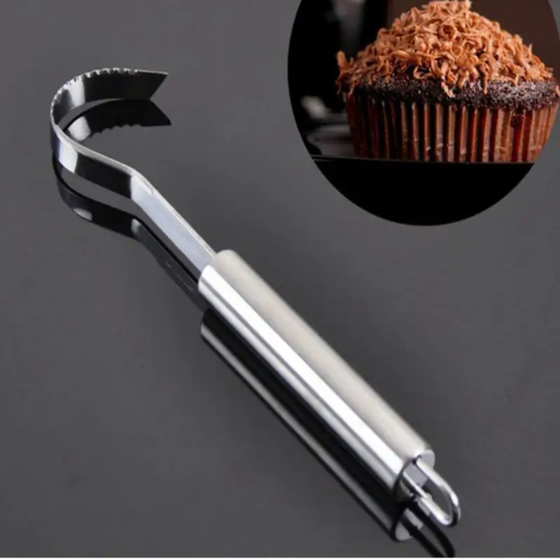 

Новинка, многофункциональная терка из нержавеющей стали с крючком для сыра, шоколадных чипов, терки для помадки, мусса, инструменты для выпе...