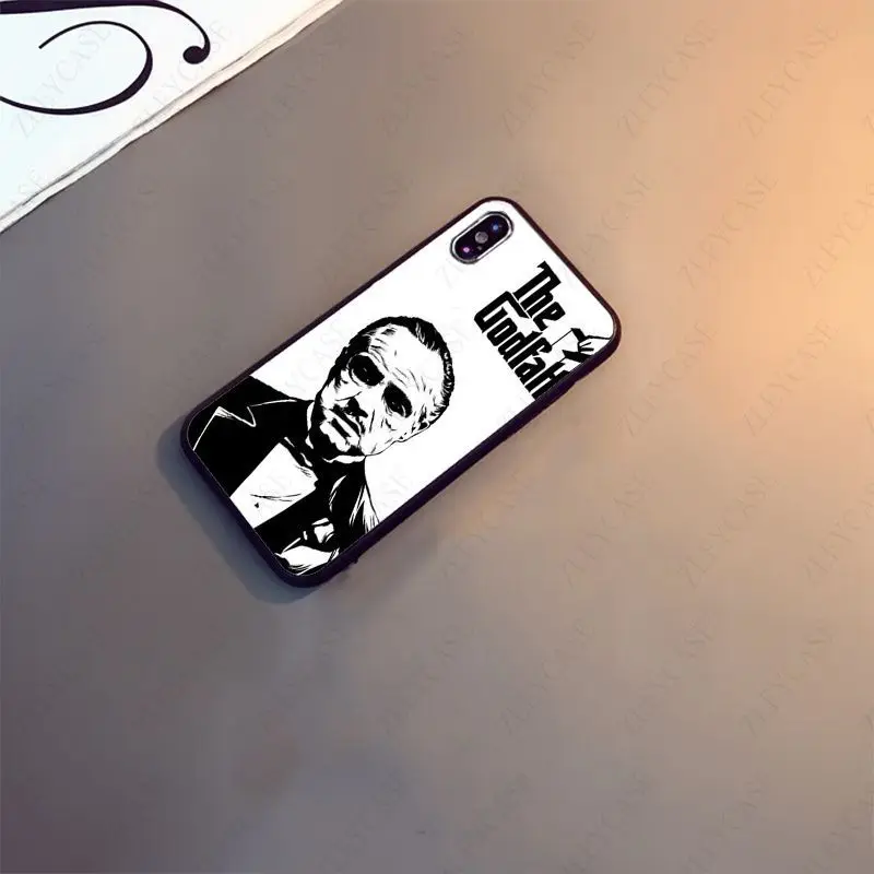 the godfather marlon brando soft phone case for iphone x xs 12 12pro max 5s 6splus 7 8plus 11pro se xr xs max case coque shell free global shipping
