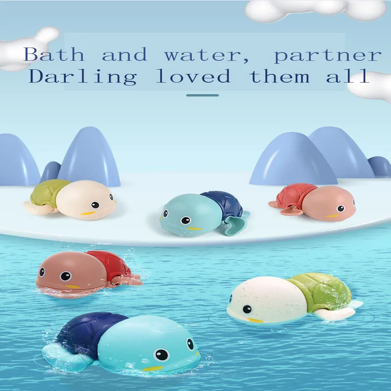 Детская игрушка для ванны черепаха мультяшная ванна с водой веселые игры игрушки