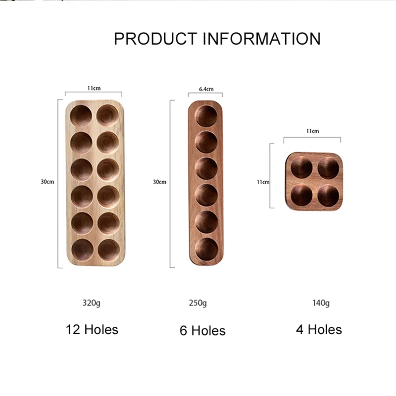 

Japanese style Wooden Double Row Egg Storage Box Home Organizer Rack Eggs Holder Kitchen Decor Accessories