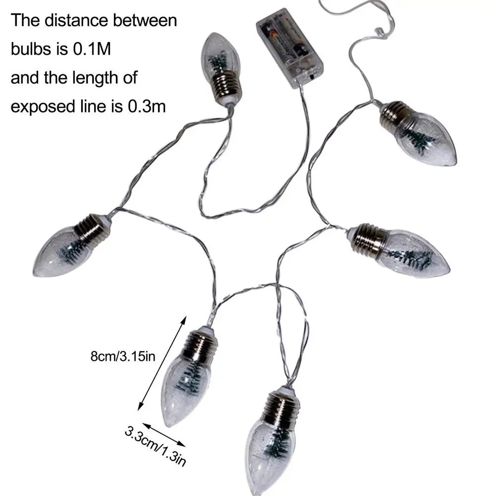 

6PCS LED String Light Christmas Decoration For Home String Lights Lamp For Home Outdoor Fairy Lights Christmas Tree Decoration