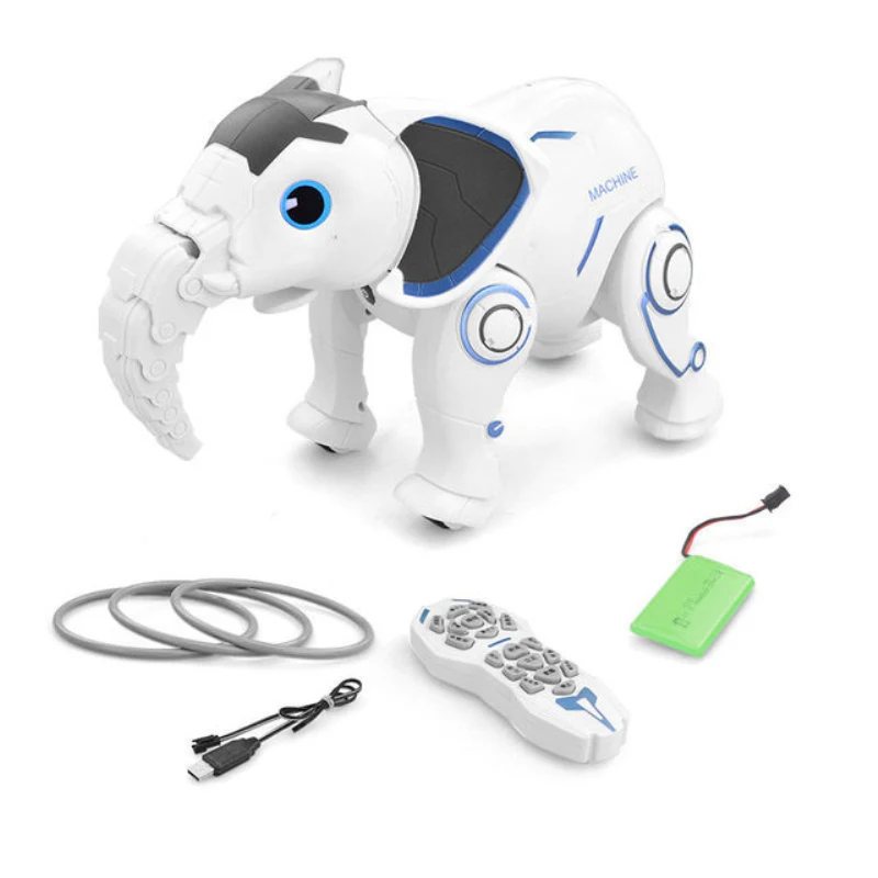 Remote Control Animal toy Bionic intelligent Dumbo Can Walk Stand Upside Down Sing Dance RC Robot Elephant Toys For Children | Игрушки и