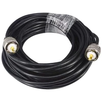 10m cb radio rg58 coaxial cable pl259 jumper uhf male to male ham radio antenna low loss extension coax cable