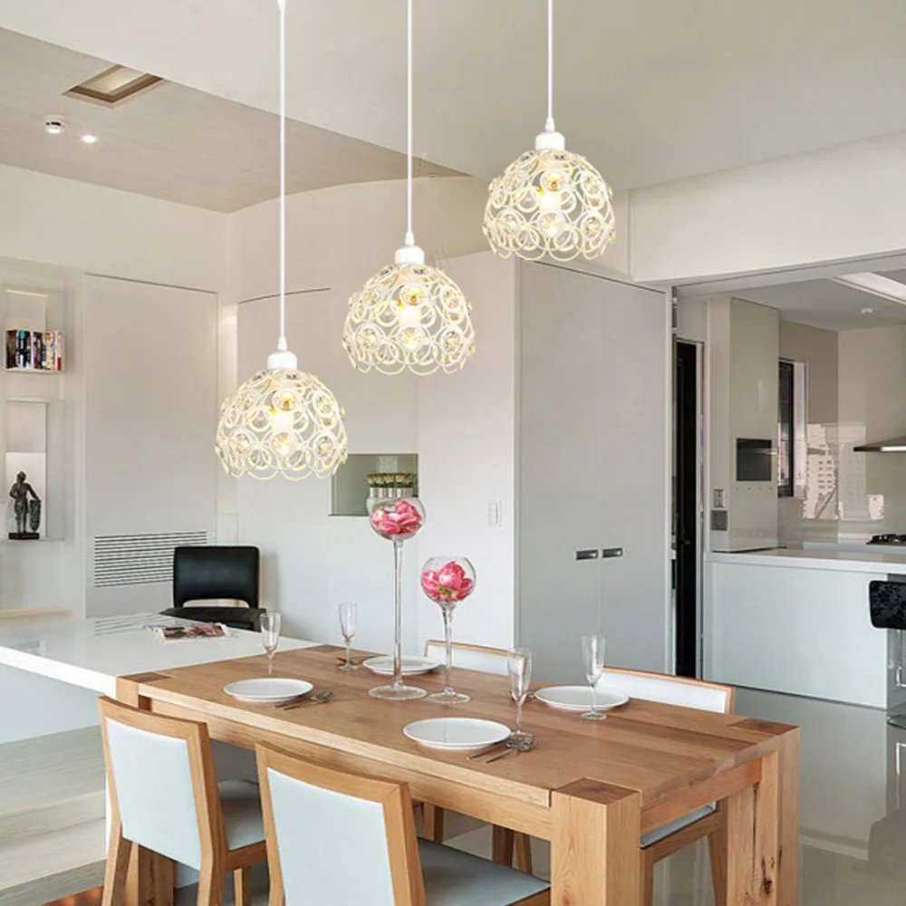 Современная элегантная Подвесная лампа хрустальная люстра в скандинавском