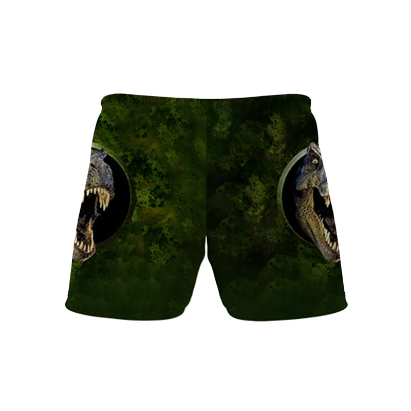 

Summer 2021 New Kids Dinosaur Printed Shorts Kids 3D Cartoon Dinosaur Jurassic Shorts Boys Clothes 4-14Y children Shorts