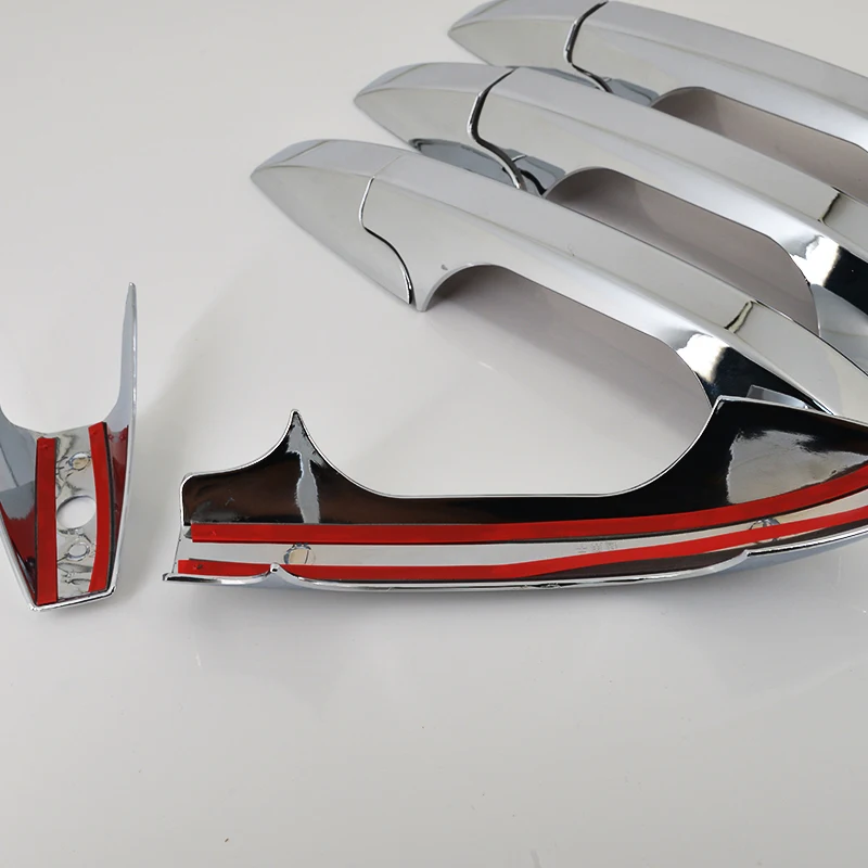 Для Honda CR V 2007 2011 хромированная Серебряная Дверная ручка Крышка ободок отделка CRV