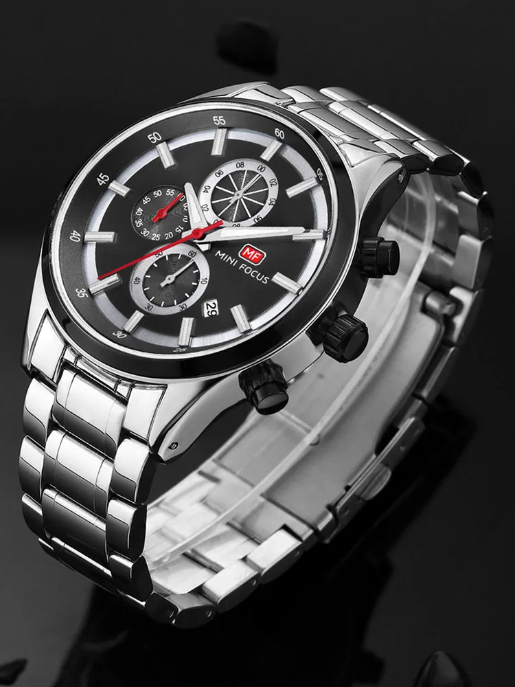 

Mini Focus Relojes Para Hombres Special Forces Multi-Function Timing Watch Double Calendar Waterproof Luminous Men's Watch