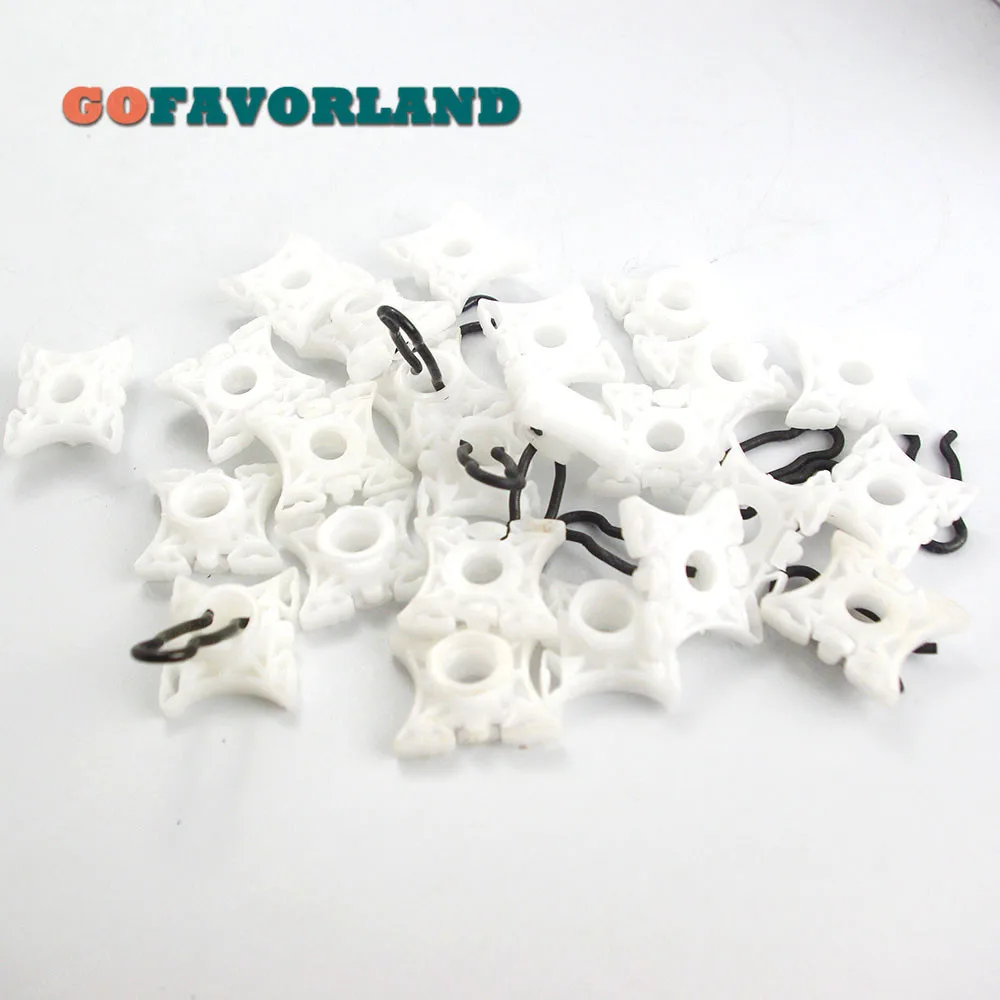 

x10 Auto Car Window Slider Regulator Pivot Clips Fasteners Retainer 51321938884 For BMW E36 E32 E34 Z3 Z4 E92 3 5 7 Series