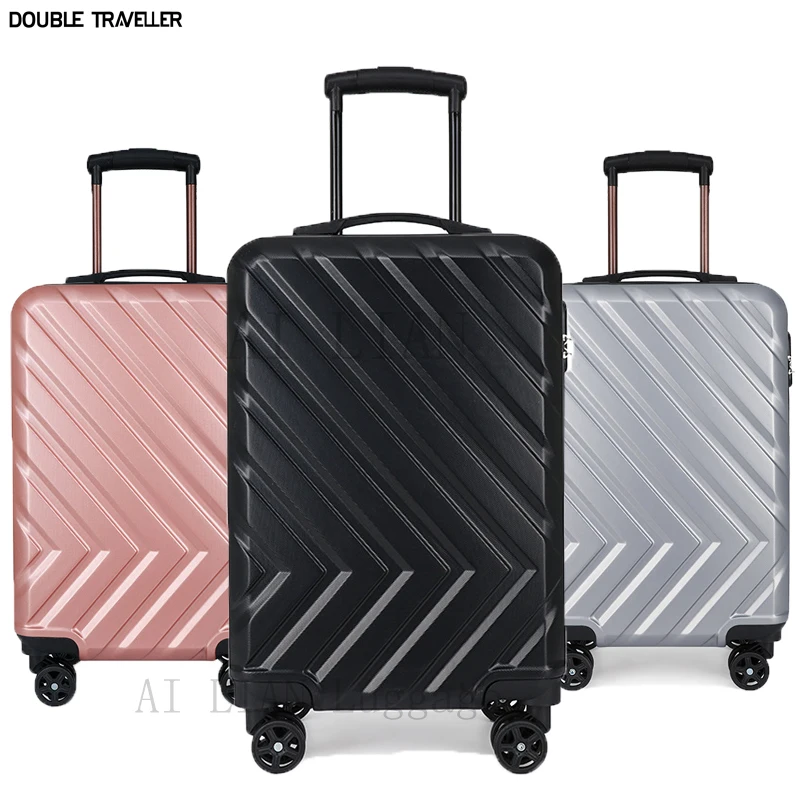 20 inch carry ons trolley luggage,travel suitcase on wheels,cabin rolling luggage,ABS trolley case luggage-bags luxury suitcase