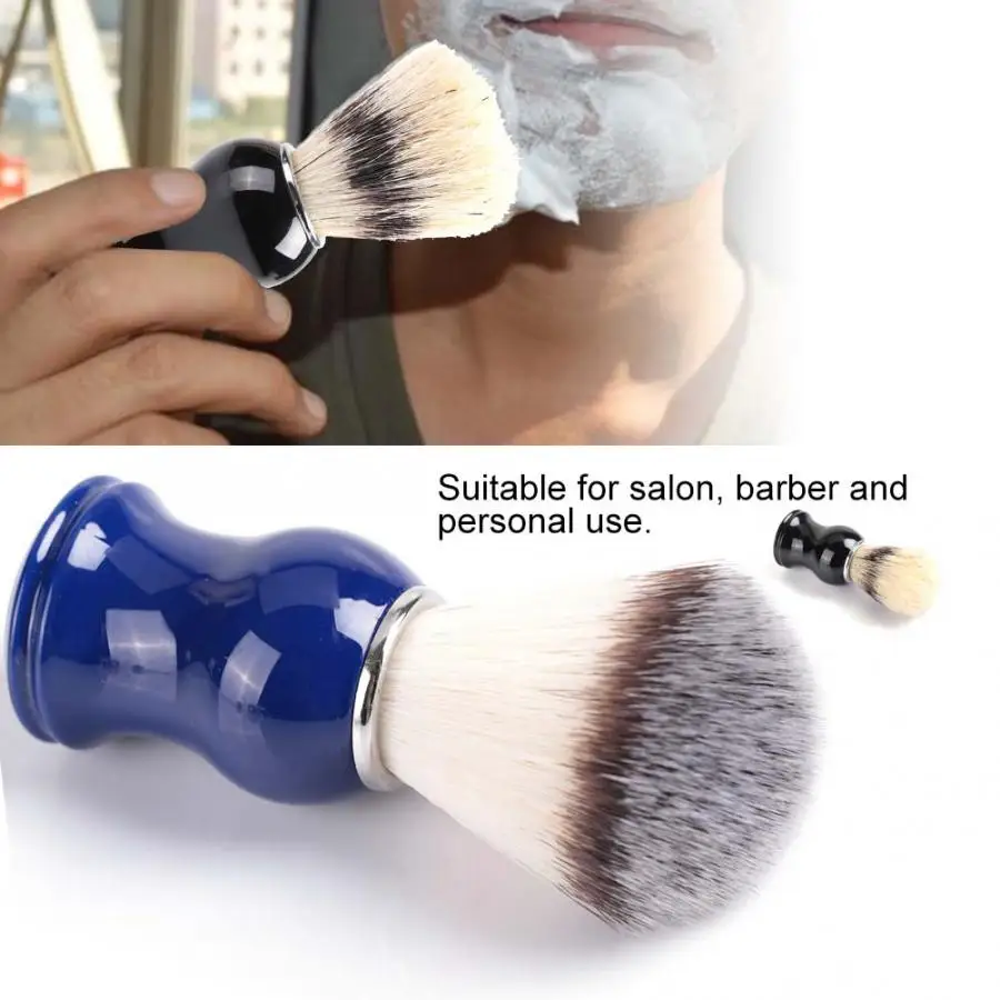 Парикмахерская щетка 2 типа мужская борода усы для бритья смоляная ручка