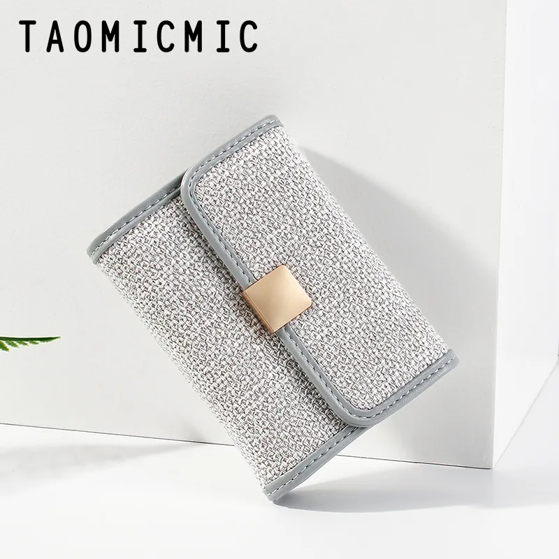 2019 Мини бумажник с отделением для Для женщин в три раза модная сумочка женская