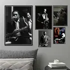 Плакаты и принты картина Джон колтран музыкант джаз, музыка ПЕВЕЦ звезда Настенная картина для гостиной домашний декор
