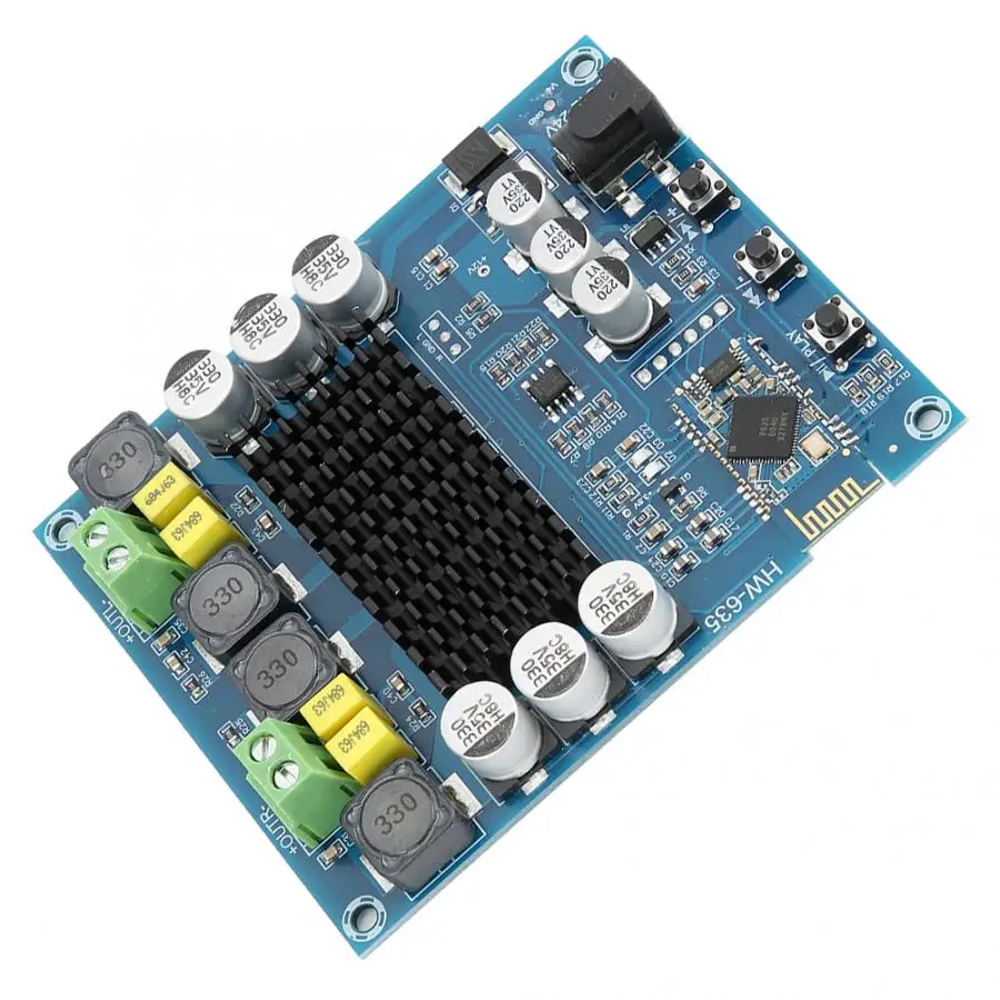 Bluetooth усилитель двойной звуковой канал 120 Вт цифровой аудио мощности плата модуля