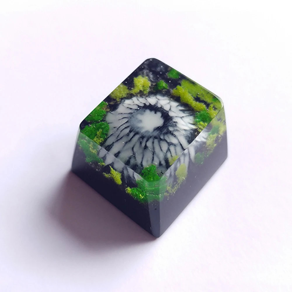 Pandora Planet смоляная Крышка для ключа с подсветкой для Cherry Mx механическая клавиатура ручной работы Fuji Mount Sky светящаяся крышка DIY клавиатура