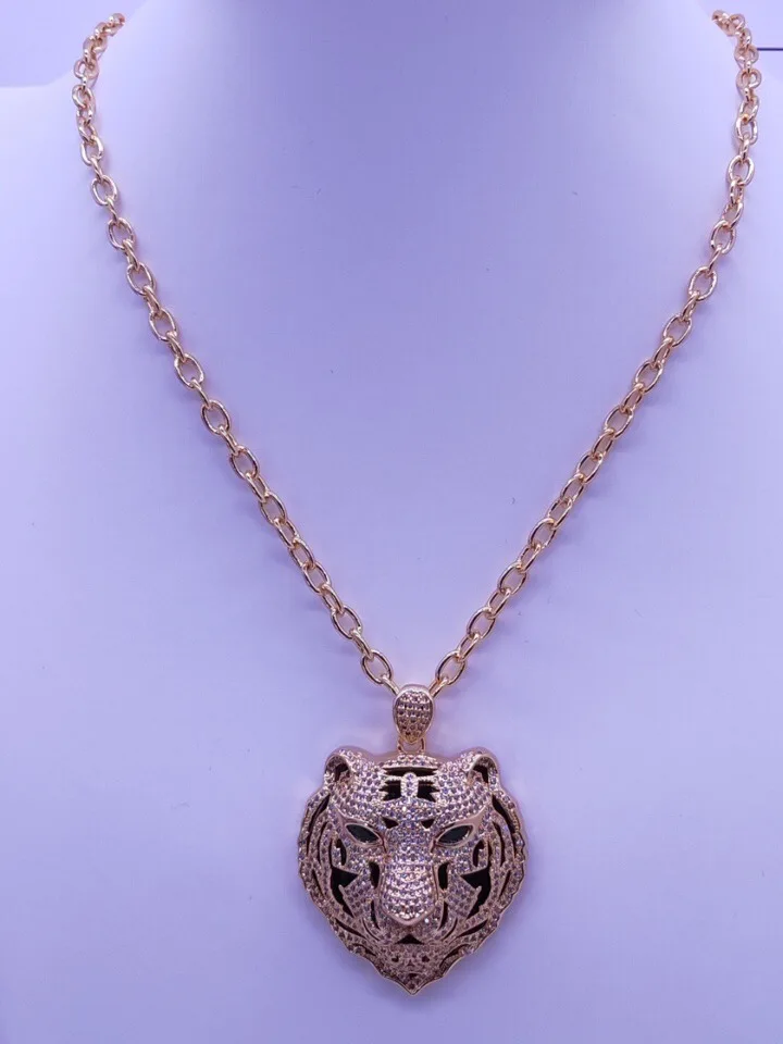 Ювелирные изделия известного бренда подвеска с пантерой эмаль Леопард голова