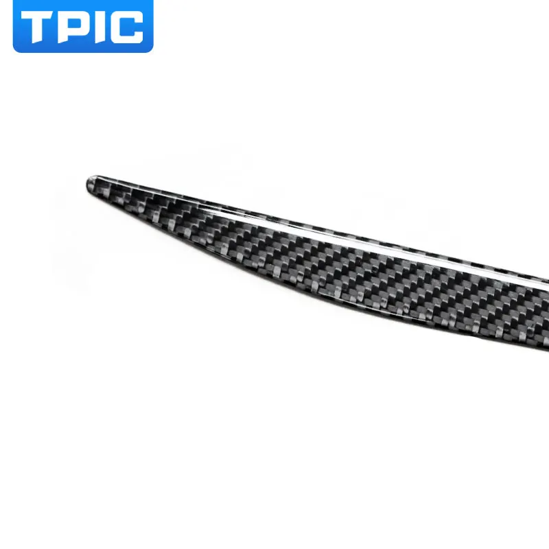 

TPIC Carbon Fiber Car Trunk Rear Bumper Sticker Anti Scratch Sticker Protection Strip For BMW E90 E92 E93 2005-2012 Accessories