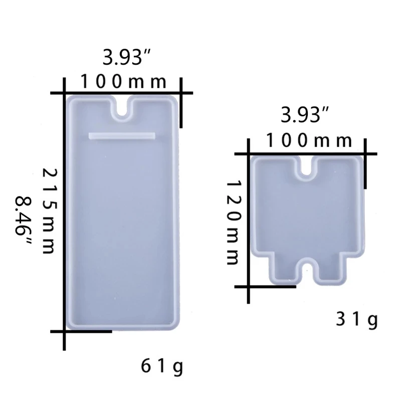 

Crystal Epoxy Resin Mold Cellphone Bracket Holder Handmade Mobile Phone Stand Silicone Mould DIY Crafts Making Tool