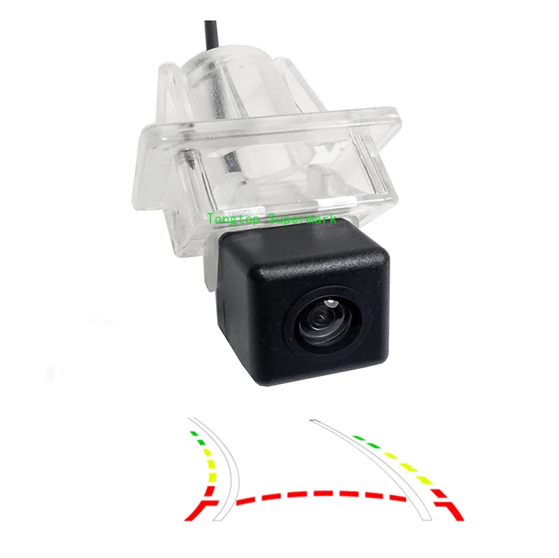 Динамический треков Ночное видение 4Led камера заднего вида CCD для Mercedes Benz C E S CL