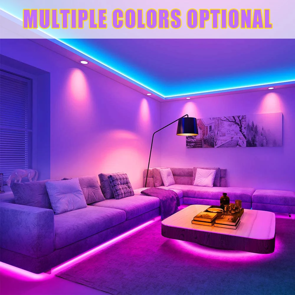 Светодиодная ленсветильник RGB 5050 световой канасветильник s музыка синхронизация