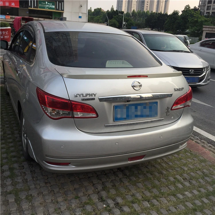 Для NISSAN Sentra спойлер 2008 2016 высокого качества ABS Материал заднее крыло автомобиля