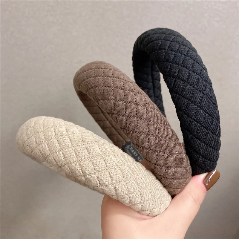 

Korean Version Cotton Knot Headband for Women Hair Accessories Adult Soft Fabric Headband Solid Head Band Bow Headband for Women