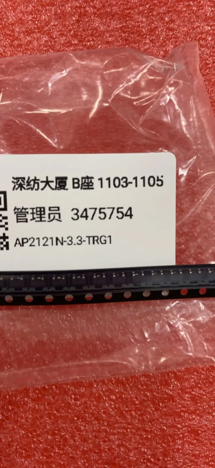 100 шт-1 лот AP2121N-3.3-TRG1 AP2121N-3.3 SOT23-3 патч 300 ma 3,3 V регулятор напряжения с тремя футами AP2121N-3.3TRG1