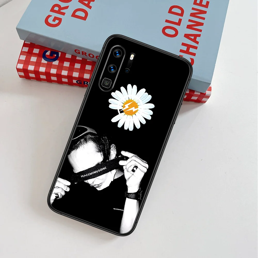

PEACEMINUSONE GD Flower Art Phone Case For Huawei P Mate Smart 10 20 30 40 Lite Z 2019 Pro black Cover Fashion Funda Pretty