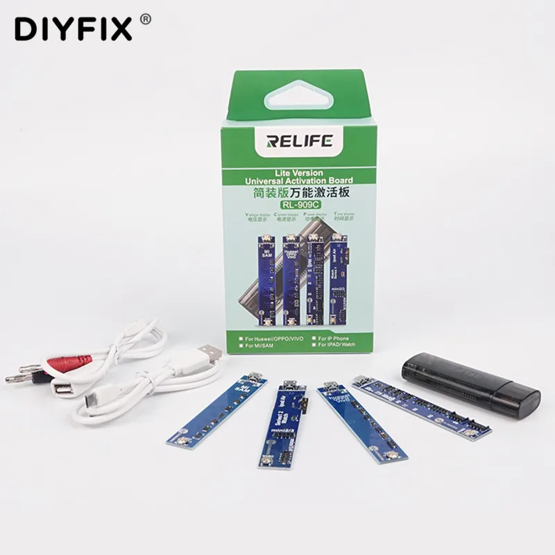 Универсальный телефон батарея Быстрая зарядка и активация доска USB тестер для iPhone iPad samsung xiaomi Китай Телефон Ремонт набор инструментов - Цвет: RL-909C