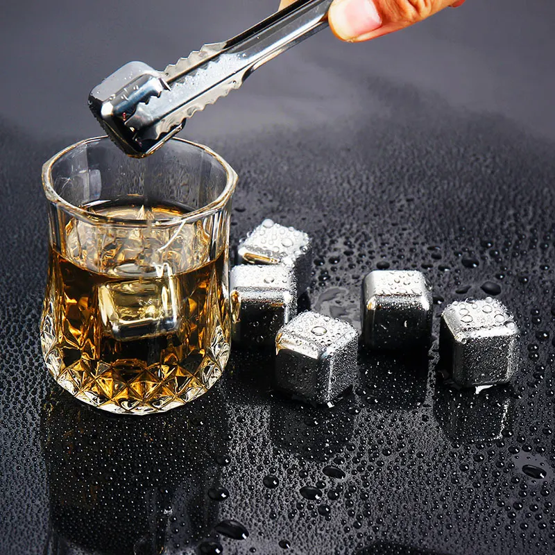 Кубики для льда из нержавеющей стали 304 быстрое замороженное искусство