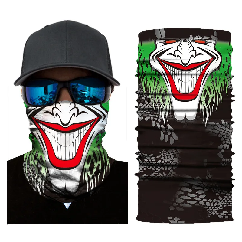 

Fashion Print Face Mask Scarf Mascarilla Outdoor Ski Windproof Seamless Face Cover Sports Scarf Neck Hiking Scarves Tube Mask