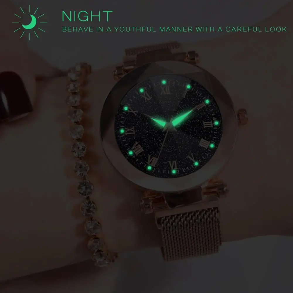 Женские кварцевые наручные часы с римскими цифрами и стальным ремешком