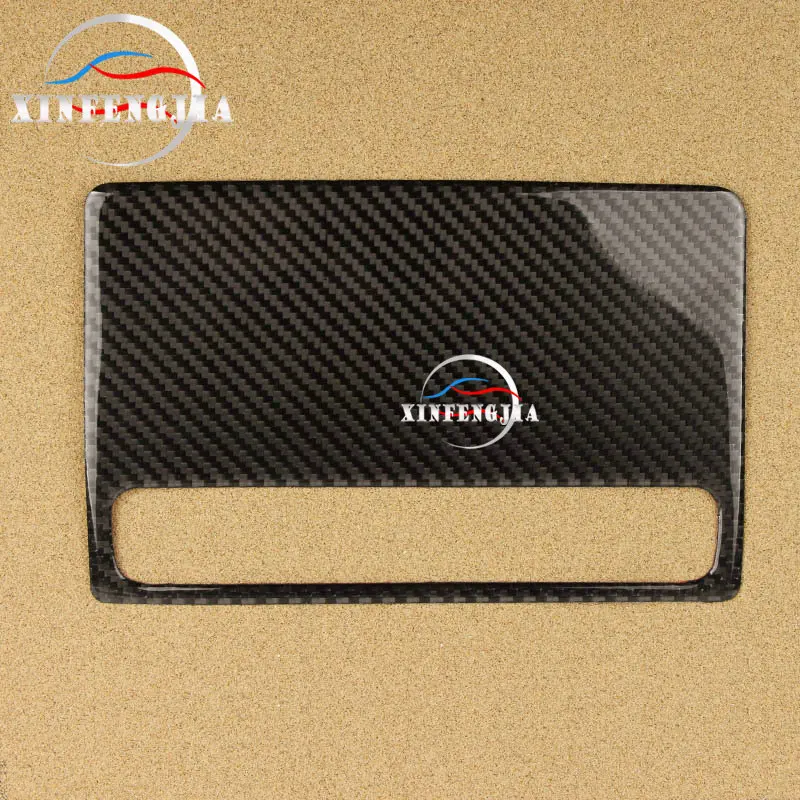 

For Audi A3 15-2017 Real Carbon Fiber Center Dashboard Navigation GPS Cover Trim