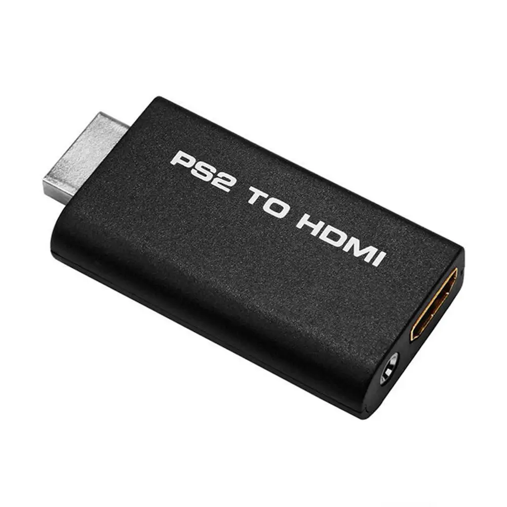 Новый адаптер PS2-HDMI для аудио-и видеоконвертера с аудиовыходом 3 5 мм PS2 плеер HDMI