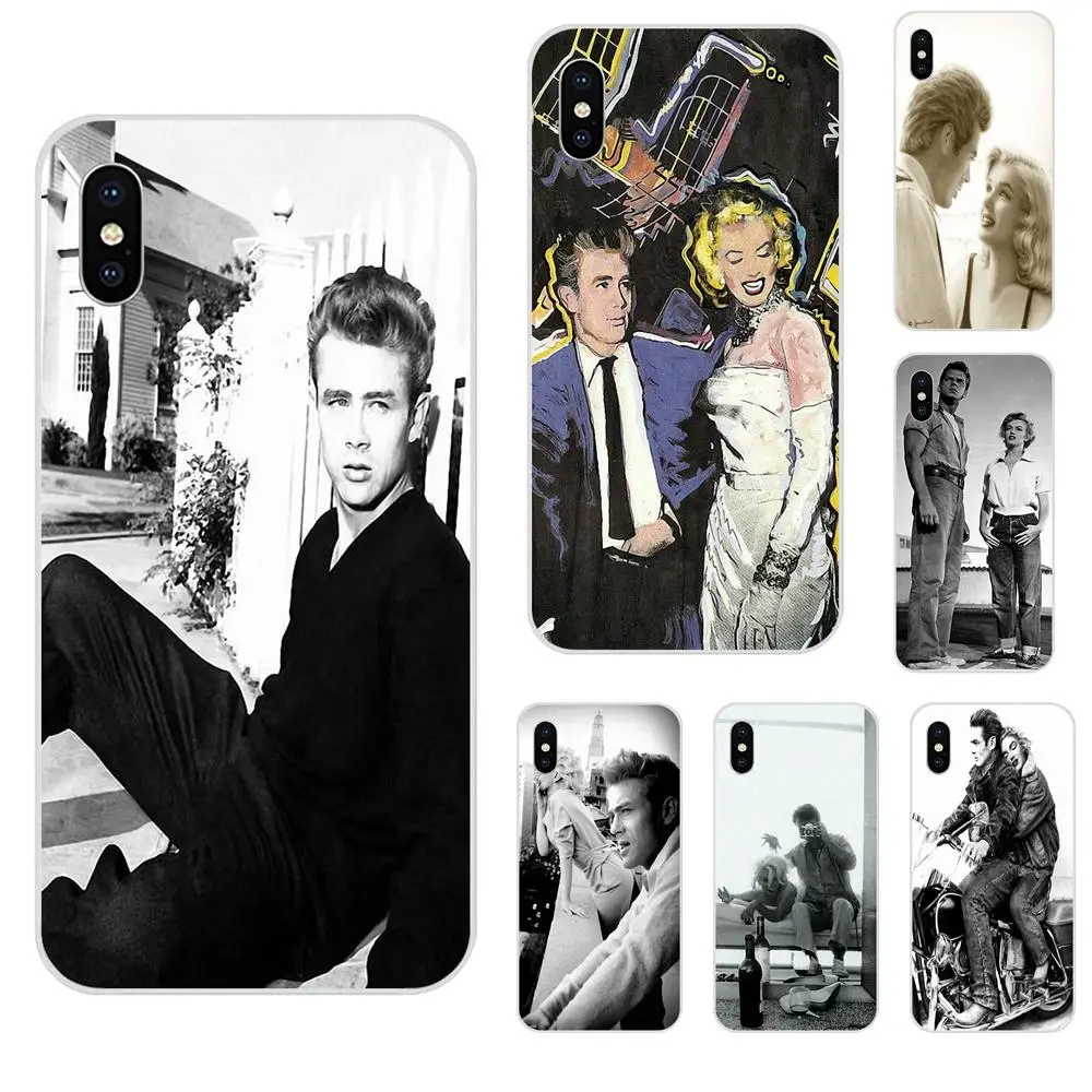 Джеймс Дин и Мэрилин Монро ТПУ розничная продажа Новинка модная куртка для Galaxy J1