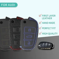 key bag case cover remote holder chain for audi a1 a2 a3 a4 a5 a6 a7 tt q3 q5 q7 r8 s6 s7 s8 sq5 rs5