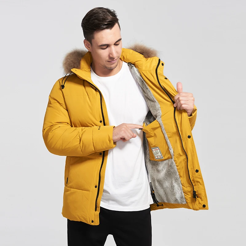 2020 Парка Зимняя Мужская Пальто Мужское Зимнее Хлопковое Черная Куртка Длинная